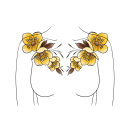 My final project - Botanical Chestpiece Design. Een project van Traditionele illustratie, Digitale illustratie,  Tatoeageontwerp y  Botanische illustratie van Jen Tonic - 09.09.2021