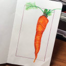 Happy lil Carrot. Un progetto di Disegno a matita di Lauren - 10.07.2020