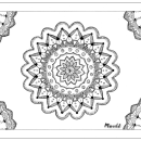 Mi Proyecto del curso: El arte de dibujar mandalas: crea patrones geométricos. Desenho e Ilustração com tinta projeto de Marcela Riera Isasi - 13.09.2021