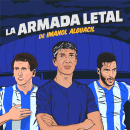 La Armada Letal de Imanol Alguacil Ein Projekt aus dem Bereich Traditionelle Illustration, Musik und Grafikdesign von Adrián Hakim - 17.09.2021