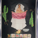 Mujer tejuana Ein Projekt aus dem Bereich Traditionelle Illustration, Design von Figuren, Grafikdesign und Malerei von Fer Márquez - 04.04.2021