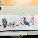 My project in Artistic Watercolor Techniques for Illustrating Birds course. Ilustração tradicional, Pintura em aquarela, Desenho realista e Ilustração naturalista projeto de Katharina Pleli - 19.09.2021