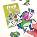 FROG CycleOfLife. Traditional illustration project by Ruth Martínez - 09.24.2021