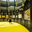 Roy Lichtenstein Temporary Museum. Een project van Architectuur y  Beeldende kunst van Diogo Aguiar - 29.09.2021