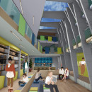 Alumni Center Hybrid Space Design. Design, Interior Architecture & Interior Design project by Betül Özlem Yılmaz - 10.01.2021