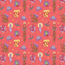 Patterns para una colección de toallitas de tela de una marca nacional. Ilustração tradicional, Pattern Design, Design de moda, e Estampagem projeto de Ornela Dip - 04.10.2021