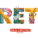 My project in Children’s Illustration: Create Decorative Letters course. Un proyecto de Lettering, Ilustración digital, Ilustración infantil y Narrativa de Julia Christians - 06.10.2021