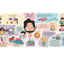 infografías para público infantil y juvenil: DALI. Un proyecto de Diseño de la información, Infografía, Ilustración infantil y Comunicación de Andrea Nogales - 15.10.2021