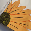 Girasol. Ilustração tradicional, Pintura, e Pintura Acrílica projeto de Jhoanna Neri - 15.10.2021