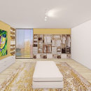 Dormitorio-Ropero-Baño. Design de interiores, Decoração de interiores, 3D Design e Interiores projeto de Gracia Sánchez - 16.10.2021