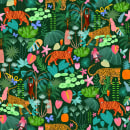 Mon projet du cours : Illustration numérique de motifs inspirés de la faune et la flore. Un projet de Illustration traditionnelle, Création de motifs, Dessin, Illustration numérique et Illustration botanique de Laura Lhuillier - 01.06.2021