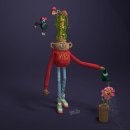 Mi Proyecto del curso: Creación de personajes 3D únicos con 3ds Max. Un progetto di 3D, Animazione, Character design, Modellazione 3D, Character design 3D e Progettazione 3D di Carlos Daniel Perez - 25.10.2021