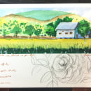 Meu projeto do curso: Caderno de viagem em aquarela. Ilustração tradicional, Pintura em aquarela, Ilustração arquitetônica, e Sketchbook projeto de Taís Silva - 25.10.2021
