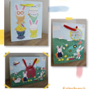 Sainsbury's 'Easter' gift bag range. Design, Ilustração tradicional, Direção de arte, Pattern Design, e Desenho artístico projeto de Simply, Katy - 27.10.2021