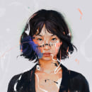 HoYeon Jung. Illustration, Digital Illustration, and Portrait Illustration project by Leo Jimenez Art - 10.28.2021