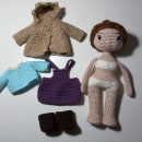 Mi Proyecto del curso: Amigurumi: diseño de ropa, pelo y complementos. Un proyecto de Artesanía, Diseño de juguetes, Tejido, Crochet y Amigurumi de Marina - 30.10.2021