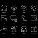 HP Services Icons - Proposal. Un projet de Design graphique , et Conception d'icônes de Hermes Mazali - 09.11.2021