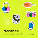 Marchesi — Visual identity. Un progetto di Design, Illustrazione, Motion graphics, Direzione artistica, Br, ing, Br e identit di María Marqueses - 11.11.2021