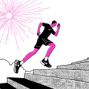 Give Your Runs Some Muscle · GIFs. Ilustração tradicional, e Animação 2D projeto de Martín Tognola - 01.06.2021