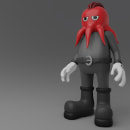 My project in Introduction to 3D Design and Modeling with Blender course. Character Design, and 3D Modeling project by Ryuku Otsuka - 08.13.1996