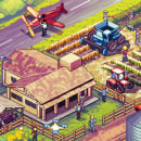 Pixel Art Cities. Traditional illustration, and Pixel Art project by Marcus Penna - 11.10.2021