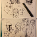 Portrait sketch session. Un proyecto de Ilustración tradicional de Arvid Lindström - 18.11.2021