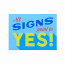 All signs point to yes. H, e Lettering projeto de Christopher Rouleau - 28.11.2021