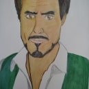 Retrato de Robert Downey Jr. (Iron Man). Un proyecto de Dibujo a lápiz y Dibujo de Retrato de Eddie (Eduardo) Saavedra - 08.12.2021