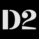 Brand identity for D2. Ilustração tradicional, Br, ing e Identidade, Design gráfico, Tipografia, e Design de logotipo projeto de Foresti Design - 09.12.2021