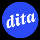Name and brand identity for Dita Livros. Ilustração tradicional, Br, ing e Identidade, Design editorial, Design gráfico, Tipografia, e Naming projeto de Foresti Design - 09.12.2021