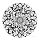 Mój projekt z kursu: Sztuka rysowania mandali: tworzenie geometrycznych wzorów. Drawing & Ink Illustration project by Patrycja Truszkowska - 12.15.2021