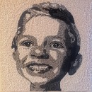 Punch Needle Portrait of My Son. Artesanato projeto de Natanya Holtzhausen - 18.12.2021