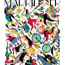 THE MADRILEÑER. Traditional illustration, and Poster Design project by Daniel Montero Galán - 12.20.2021