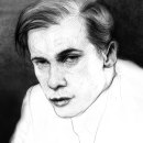 Glenn Gould (in progress). Un proyecto de Ilustración, Dibujo de Retrato, Dibujo artístico, Dibujo digital y Sketchbook de ALFONSO OSORIO - 21.12.2021