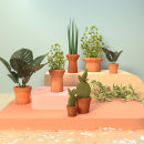 Plantas. Un proyecto de Modelado 3D y Diseño 3D de Andressa de Souza - 21.12.2021