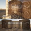 Arquitectura efímera . Un proyecto de Arquitectura, Arquitectura interior, Dibujo artístico y Diseño mobile de Marina Peset - 01.01.2022