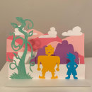 Accordion characters and environment elements . Un progetto di Papercraft di Erin Wilson - 02.01.2022