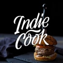 Indie Cook. Design, Art Direction, Br, ing, Identit, Graphic Design, Lettering, Logo Design, Digital Lettering, H, and Lettering project by Maxi Vittor - 09.24.2019