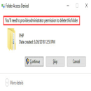 You Need Permission To Delete Folder! How Do I Solve This?. Programming project by Jamie Wilkinson - 01.11.2022
