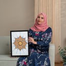 My project in Introduction to Islamic Art: Create Biomorphic Patterns course. Un projet de Peinture, Création de motifs, Dessin, Aquarelle et Illustration à l'encre de Esra Alhamal - 13.01.2022