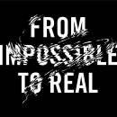 From impossible to real. Design, e Lettering projeto de Adrià Molins - 14.01.2022