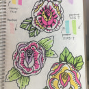 Roses/Flowers. Un proyecto de Ilustración tradicional de Michelle Bortot - 15.01.2022