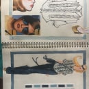 Fashion sketchbook from college in the 90's. Un proyecto de Diseño e Ilustración tradicional de Michelle Bortot - 15.01.2022