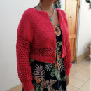 Mi Proyecto del curso:  Top-down: prendas a crochet de una sola pieza: Bolero. Un proyecto de Moda, Diseño de moda, Tejido, DIY, Crochet y Diseño textil de Silvia - 10.01.2022