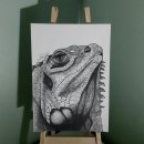 Lizard Sketch. Traditional illustration, Drawing, and Realistic Drawing project by Arthur Caminha Rigon - 01.17.2022