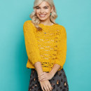 Blossom Sweater - Crochet Now Magazine. Projekt z dziedziny Kreat, wność,  Tkactwo, DIY, Sz i dełkowanie użytkownika Laura Algarra - 18.01.2022