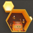 Honey pot. 3D project by danae.jauregui - 06.21.2021