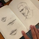 Mi Proyecto del curso: Sketchbook de retrato: explora el rostro humano. Esboçado, Desenho, Desenho de retrato, Desenho artístico, e Sketchbook projeto de Yosafat Saucedo - 21.01.2022