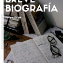 Breve biografía . Writing project by Alicia Ricote - 01.22.2022