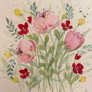 Mi Proyecto del curso: Creación de una composición floral con acuarela. Un proyecto de Pintura a la acuarela de Lidia - 22.01.2022